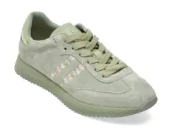 Pantofi sport EPICA verzi, 615908, din nabuc imagine