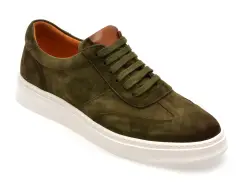 Pantofi sport EPICA verzi, A316, din piele intoarsa imagine