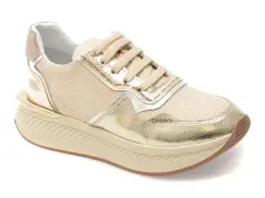 Pantofi sport ERISMA bej, 208926, din piele naturala imagine
