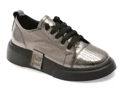 Pantofi sport ERISMA gri, 2084611, din piele naturala imagine