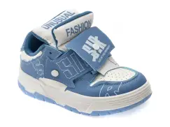 Pantofi sport FASHION albastri, C242, din piele ecologica imagine
