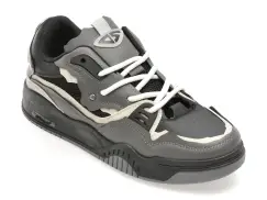 Pantofi sport FASHION negri, RB001, din material textil imagine