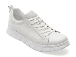 Pantofi sport FLAVIA PASSINI albi, 22104, din piele naturala imagine