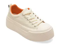 Pantofi sport FLAVIA PASSINI albi, 8539, din piele naturala imagine