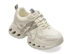 Pantofi sport FLAVIA PASSINI albi, 8820, din material textil imagine