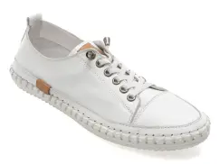 Pantofi sport FLAVIA PASSINI albi, EV2898, din piele naturala imagine