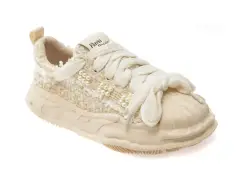 Pantofi sport FLAVIA PASSINI albi, H8015, din material textil imagine