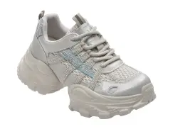 Pantofi sport FLAVIA PASSINI argintii, 2056, din material textil imagine