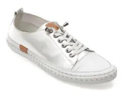 Pantofi sport FLAVIA PASSINI argintii, EV2898, din piele naturala imagine