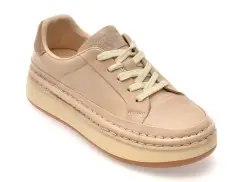 Pantofi sport FLAVIA PASSINI bej, 26051, din piele naturala imagine