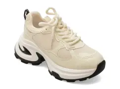 Pantofi sport FLAVIA PASSINI bej, 5375, din material textil imagine