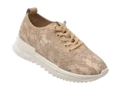 Pantofi sport FLAVIA PASSINI bej, WM02, din material textil imagine