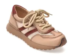 Pantofi sport FLAVIA PASSINI bej, WM05, din material textil si piele naturala imagine