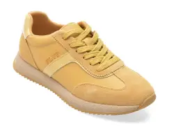 Pantofi sport FLAVIA PASSINI galbeni, 6159, din piele naturala imagine