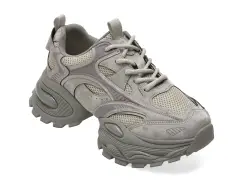 Pantofi sport FLAVIA PASSINI gri, 8819, din piele ecologica imagine