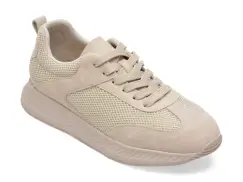 Pantofi sport FLAVIA PASSINI gri, A12525, din material textil si piele naturala imagine