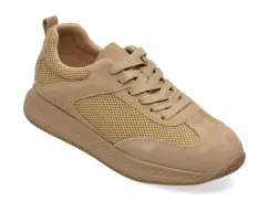 Pantofi sport FLAVIA PASSINI gri, A12525, din material textil si piele naturala imagine