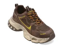 Pantofi sport FLAVIA PASSINI maro, 8880, din piele ecologica imagine