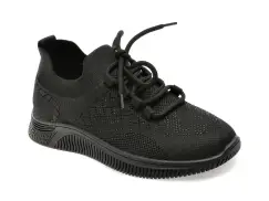 Pantofi sport FLAVIA PASSINI negri, 1006, din material textil imagine