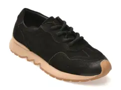 Pantofi sport FLAVIA PASSINI negri, 1012, din piele naturala imagine