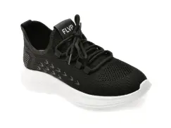 Pantofi sport FLAVIA PASSINI negri, 22577, din material textil imagine
