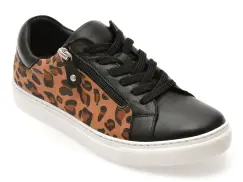 Pantofi sport FLAVIA PASSINI negri, 24025, din piele naturala imagine