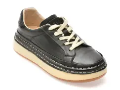 Pantofi sport FLAVIA PASSINI negri, 26051, din piele naturala imagine