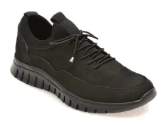 Pantofi sport FLAVIA PASSINI negri, EV2843, din nabuc imagine