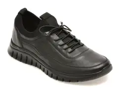 Pantofi sport FLAVIA PASSINI negri, EV2843, din piele naturala imagine