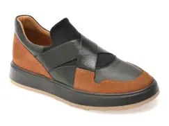 Pantofi sport FLAVIA PASSINI negri, N19, din piele naturala imagine