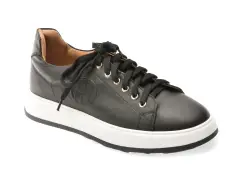 Pantofi sport FLAVIA PASSINI negri, T9, din piele naturala imagine