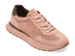 Pantofi sport FLAVIA PASSINI roz, 6182, din material textil si piele naturala imagine