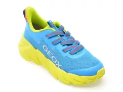 Pantofi sport GEOX albastri, J46N1A, din material textil imagine