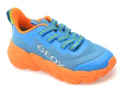 Pantofi sport GEOX albastri, J46N1A, din material textil imagine