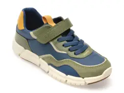 Pantofi sport GEOX albastri, J559BA, din material textil imagine