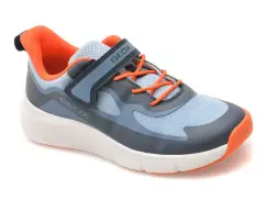 Pantofi sport GEOX albastri, J65P7F, din material textil imagine