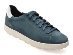 Pantofi sport GEOX albastri, U45GPC, din piele intoarsa imagine