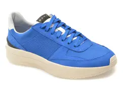 Pantofi sport GEOX albastri, U656KA, din material textil imagine