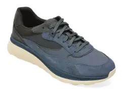 Pantofi sport GEOX albastri, U65HUA, din piele ecologica imagine