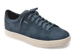 Pantofi sport GEOX albastri, U65LDD, din piele intoarsa imagine