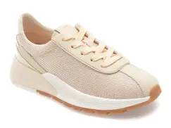 Pantofi sport GEOX bej, D655JA, din material textil imagine