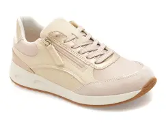 Pantofi sport GEOX bej, D65NQB, din piele ecologica imagine