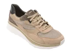 Pantofi sport GEOX bej, U65HUA, din material textil imagine