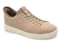 Pantofi sport GEOX bej, U65MAA, din piele intoarsa imagine