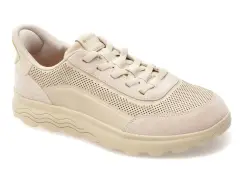Pantofi sport GEOX bej, U65MPC, din piele naturala imagine
