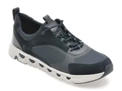 Pantofi sport GEOX bleumarin, U46HRA, din material textil imagine