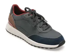 Pantofi sport GEOX bleumarin, U55F1B, din piele naturala imagine