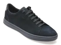 Pantofi sport GEOX bleumarin, U55LDA, din piele intoarsa imagine