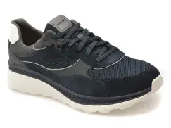 Pantofi sport GEOX bleumarin, U65HUA, din material textil si piele naturala imagine