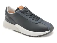 Pantofi sport GEOX bleumarin, U65N0A, din piele naturala imagine